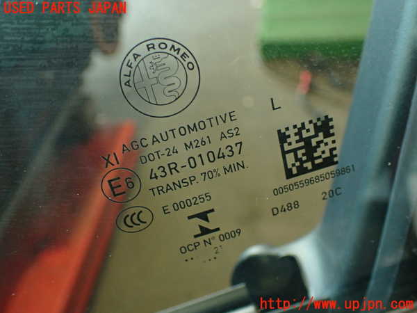 2UPJ-9236321260]アルファロメオ・ジュリア(95220)左前ドア (43R-010437) 中古_4