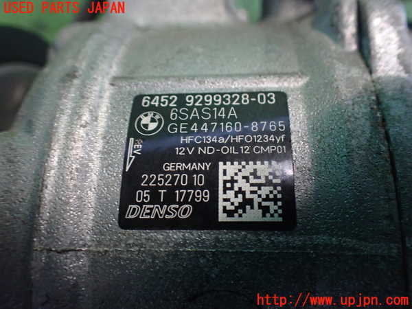 2UPJ-9236336025]BMW 420i グランクーペ(4D20)(F36)エアコンコンプレッサー 中古_3