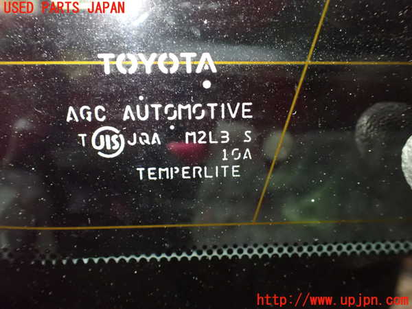 1UPJ-9236341380]アルファードハイブリッド(ATH20W)右クォーターガラス 中古(M2L3)_2