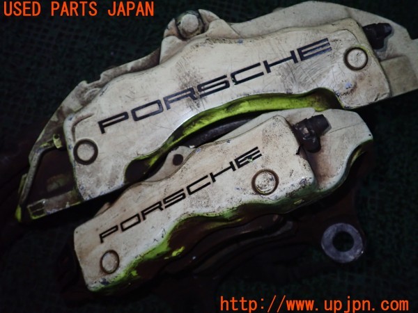 3UPJ=9236350301]ポルシェ カイエン S(9PAM4801 957型)純正 brembo ブレンボ キャリパー 1台分 中古_5