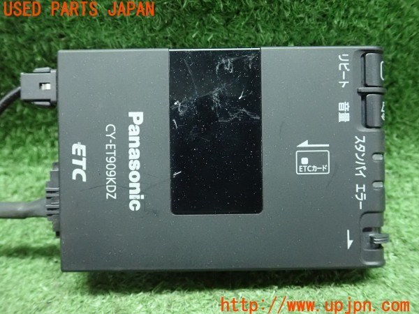 3UPJ=9236350503]ポルシェ カイエン S(9PAM4801 957型)Panasonic パナソニック CY-ET909KDZ ETC車載器 中古_4