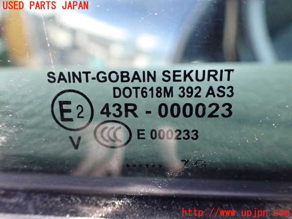 1UPJ-9236351290]ポルシェ・カイエン S(9PAM4801)右後ドア 中古 SAINT-GOBAIN SEKURIT M392 43R-000023_5