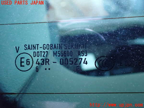 1UPJ-9236351566]ポルシェ・カイエン S(9PAM4801)バックドア リアゲート ハッチ 中古 SAINT-GOBAIN SEKURIT M55600 43R-005274_4