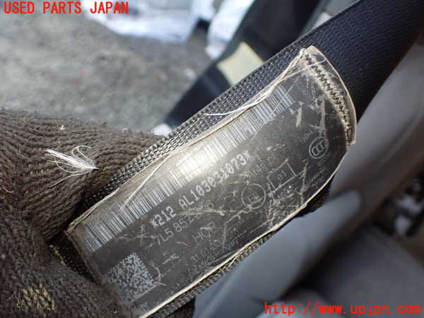 1UPJ-9236357155]ポルシェ・カイエン S(9PAM4801)右2列目シートベルト 中古_2