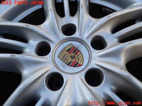 1UPJ-9236359043]ポルシェ・カイエン S(9PAM4801)タイヤ　ホイール　1本③ 255/55ZR1 中古_2