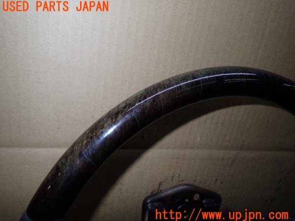 3UPJ=9236360617]ランドクルーザー80(FZJ80G)後期 純正 ステアリング ウッドコンビ 中古_4