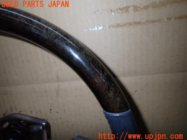 3UPJ=9236360617]ランドクルーザー80(FZJ80G)後期 純正 ステアリング ウッドコンビ 中古_5