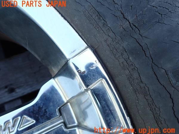 3UPJ=9236360921]ランドクルーザー80(FZJ80G)後期 MKW MK-36 ホイール 8.5J +22 PCD139.7 6穴 4本 中古_3