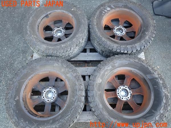 3UPJ=9236360921]ランドクルーザー80(FZJ80G)後期 MKW MK-36 ホイール 8.5J +22 PCD139.7 6穴 4本 中古_5
