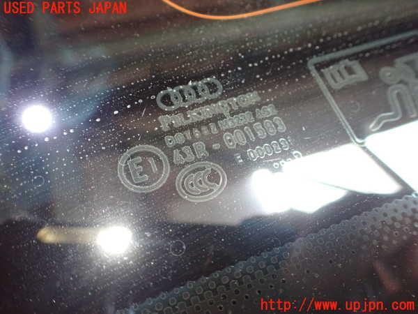 1UPJ-9236381382]アウディ・S4 アバント(8KCGWF)左クォーターガラス 中古 PILKINGTON M3232 43R-001583_2