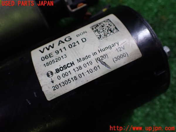 1UPJ-9236386010]アウディ・S4 アバント(8KCGWF)セルモーター 中古_4