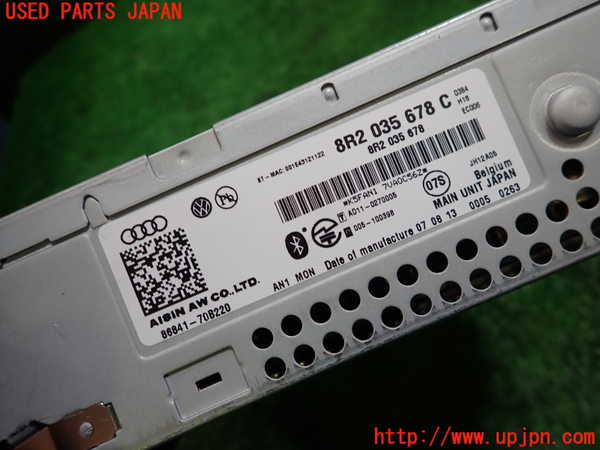 1UPJ-9236386589]アウディ・S4 アバント(8KCGWF)カーナビゲーション HDD 中古_4