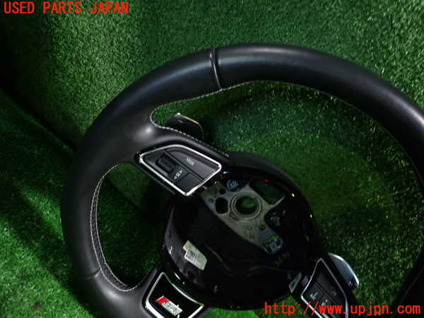 1UPJ-9236387855]アウディ・S4 アバント(8KCGWF)ステアリングホイール 中古_3