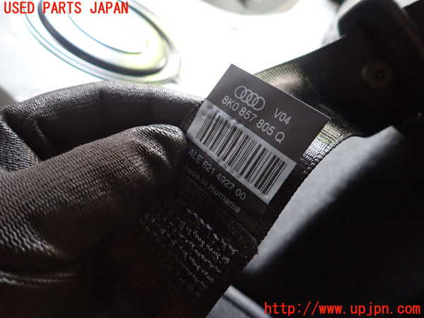 1UPJ-9236387185]アウディ・S4 アバント(8KCGWF)左2列目シートベルト 中古_2