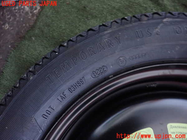 2UPJ-9236419601]プジョー・208(P21HN05)スペアタイヤ1 T125/80R15 中古_3