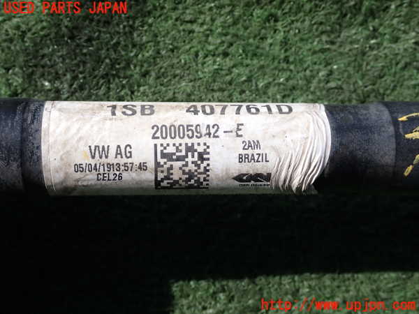 2UPJ-9236444015]VW up! GTI(アップ GTI)(AADKR)左フロントドライブシャフト 中古_4