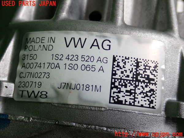 2UPJ-9236444260]VW up! GTI(アップ GTI)(AADKR)ステアリングシャフト 中古_4
