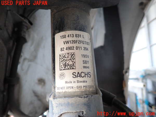 2UPJ-9236445025]VW up! GTI(アップ GTI)(AADKR)左フロントストラット 中古_2