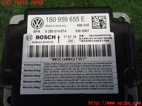 2UPJ-9236446145]VW up! GTI(アップ GTI)(AADKR)エアバッグコンピューター 中古_3