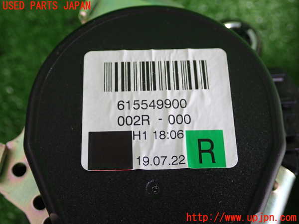 2UPJ-9236447045]VW up! GTI(アップ GTI)(AADKR)運転席シートベルト 中古_4