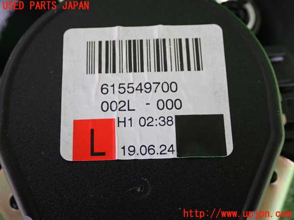 2UPJ-9236447075]VW up! GTI(アップ GTI)(AADKR)助手席シートベルト 中古_4