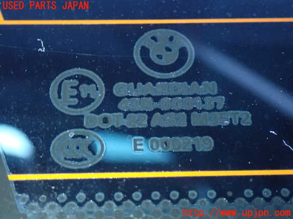 2UPJ-9236471382]BMW X5(ZV30S)(E70)左クォーターガラス 中古(43R-000137 M35T2)_3