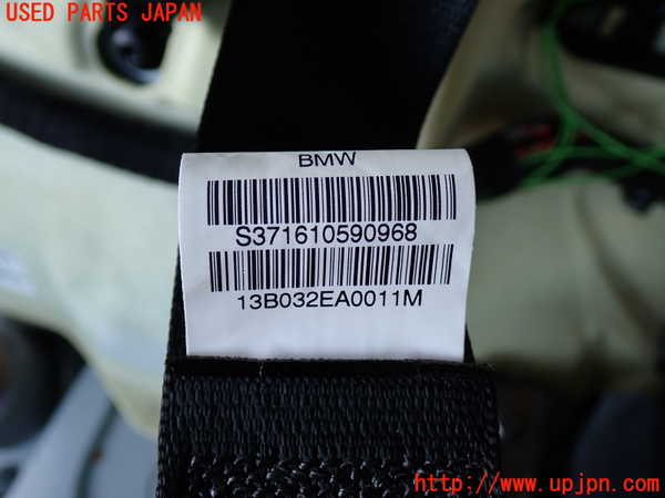 2UPJ-9236477185]BMW X5(ZV30S)(E70)左2列目シートベルト 中古_3