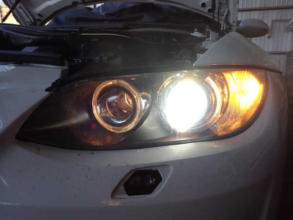 2UPJ-9236481132]BMW 320i クーペ(WA20)(E92)左ヘッドライト HID 中古_5