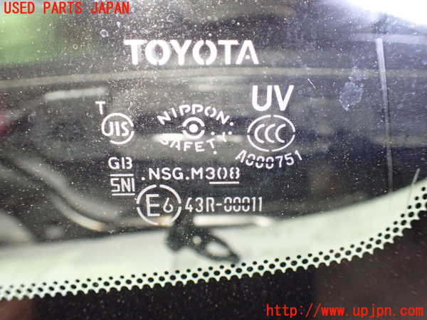 1UPJ-9236491202]ヴェルファイア(AGH30W)左フロント三角窓ガラス 中古(43R-00011 M308)_2