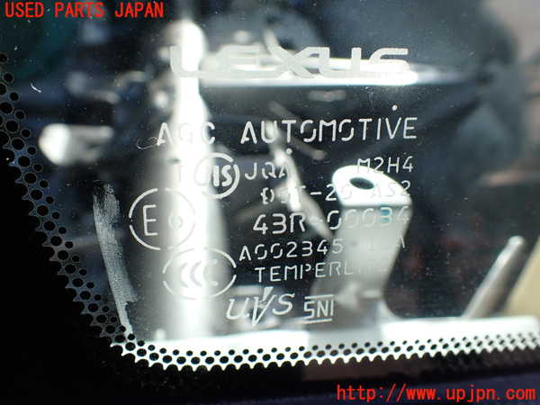 1UPJ-9236501200]レクサス・RX450h(GYL16W)右フロント三角窓ガラス 中古 AGC M2H4 43R-00034_2
