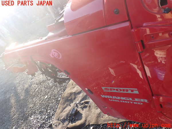 1UPJ-9236511082]ジープ・ラングラー アンリミテッド(JK38L)左前フェンダー 中古_3