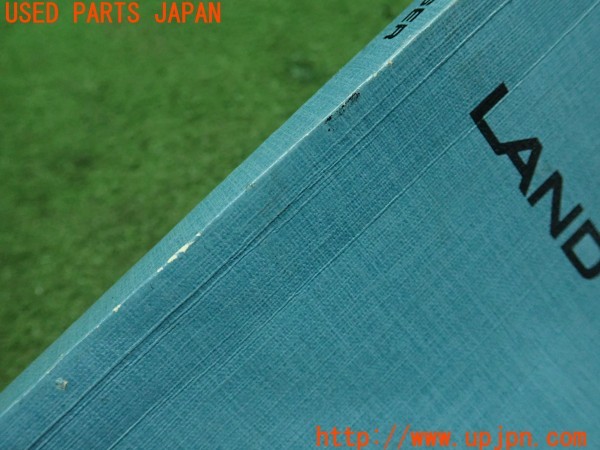 3UPJ=9236520802]ランドクルーザー100(UZJ100W)前期 取扱説明書 取説 車両マニュアル 中古_2