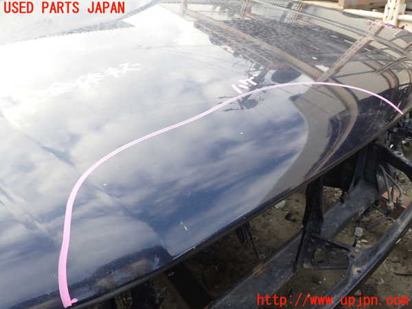 1UPJ-9236521060]ランクル100系(UZJ100W)ボンネットフード 中古_3