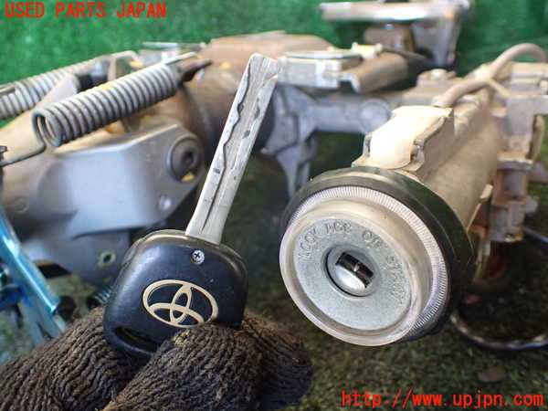 1UPJ-9236524260]ランクル100系(UZJ100W)ステアリングシャフト 中古_2