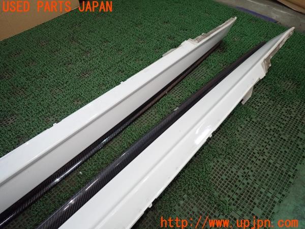 3UPJ=9236530025]BMW 330e Mスポーツ(8E20 F30)LCI 純正 サイドステップ 社外カーボンスポイラー付き 中古_3