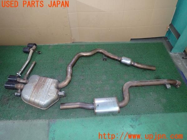 3UPJ=9236530152]BMW 330e Mスポーツ(8E20 F30)LCI 純正加工 マフラー 左右4本出し カット 中古_2