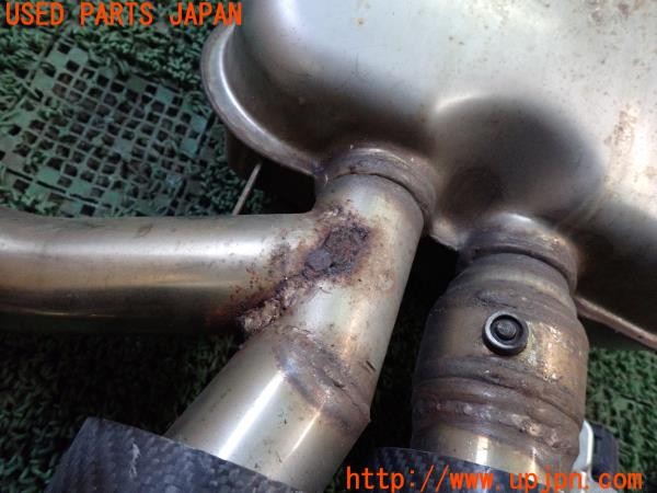 3UPJ=9236530152]BMW 330e Mスポーツ(8E20 F30)LCI 純正加工 マフラー 左右4本出し カット 中古_3