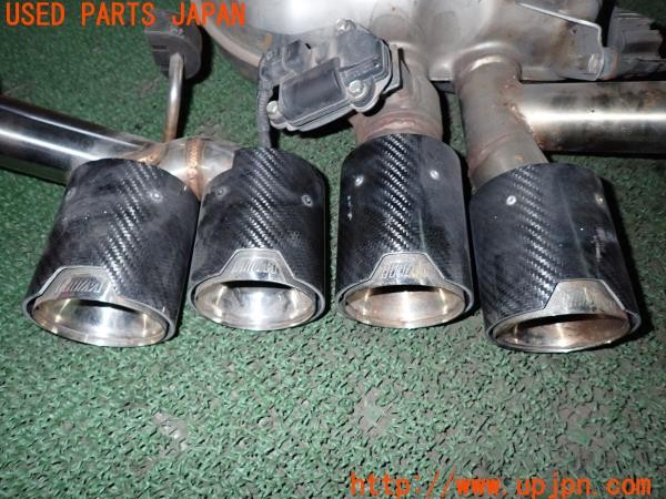 3UPJ=9236530152]BMW 330e Mスポーツ(8E20 F30)LCI 純正加工 マフラー 左右4本出し カット 中古_4