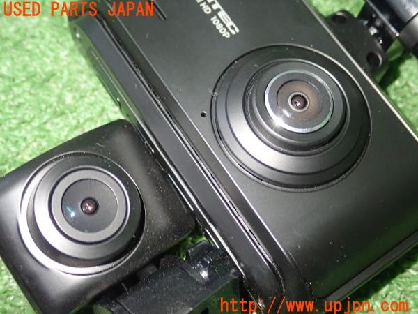 3UPJ=9236540579]プジョー 208(P21HN05)前期 COMTEC コムテック ZDR035 ドライブレコーダー ドラレコ 前後2カメラ 中古_3
