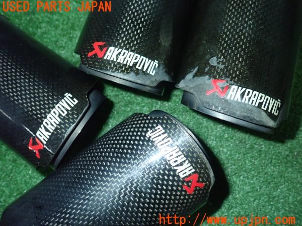 3UPJ=9236560012]アバルト 124スパイダー(NF2EK)AKRAPOVIC アクラポビッチ マフラーカッター 4点セット 中古_5