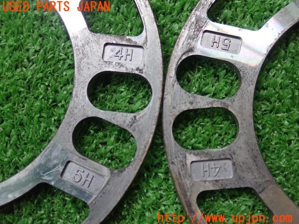 3UPJ=9236560969]アバルト 124スパイダー(NF2EK)社外 ホイールスペーサー 3mm PCD100 4/5穴 中古_4