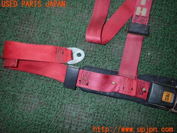 3UPJ=9236570611]アルシオーネ VR(AX7)前期 SCHROTH シュロス Typ 4003 4点式シートベルト レーシングハーネス 中古_3