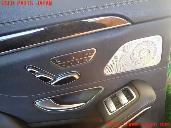 1UPJ-9236581324]ベンツ S400 h(ハイブリッド)(222057)左後ドア内張り 中古_2