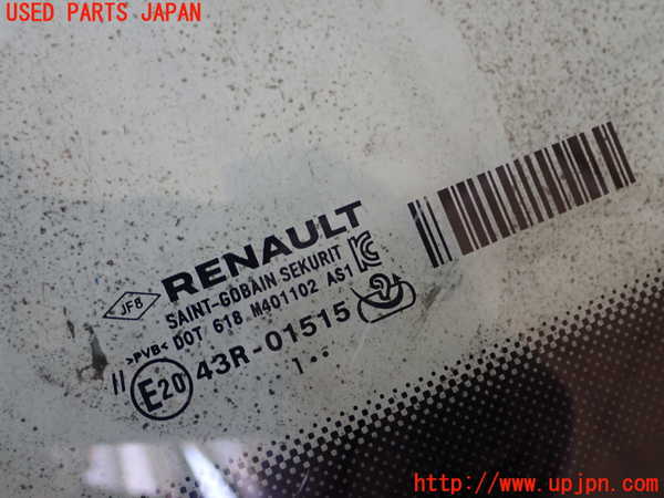 1UPJ-9236591195]ルノー・ルーテシア(クリオ)(BJAH5H)フロントガラス 中古 SAINT-GOBAIN SEKURIT M401102 43R-01515_2