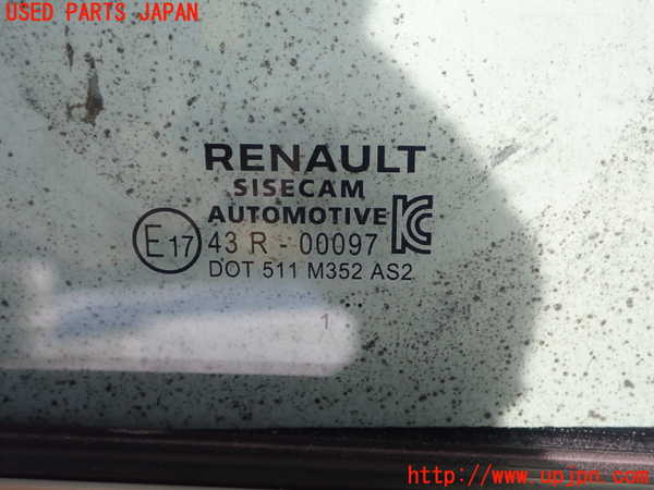 1UPJ-9236591230]ルノー・ルーテシア(クリオ)(BJAH5H)右前ドア 中古 SISECAM M352 43R-00097_2