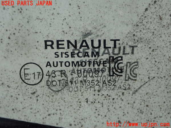 1UPJ-9236591260]ルノー・ルーテシア(クリオ)(BJAH5H)左前ドア 中古 SISECAM M352 43R-00097_2