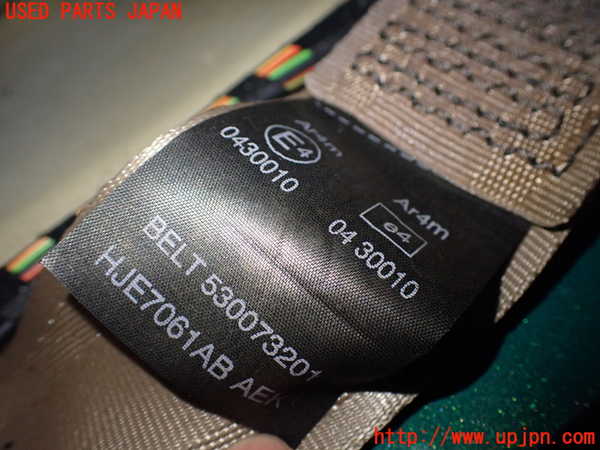 1UPJ-9236607185]ジャガー・XKシリーズ(J413A)左2列目シートベルト 中古_3