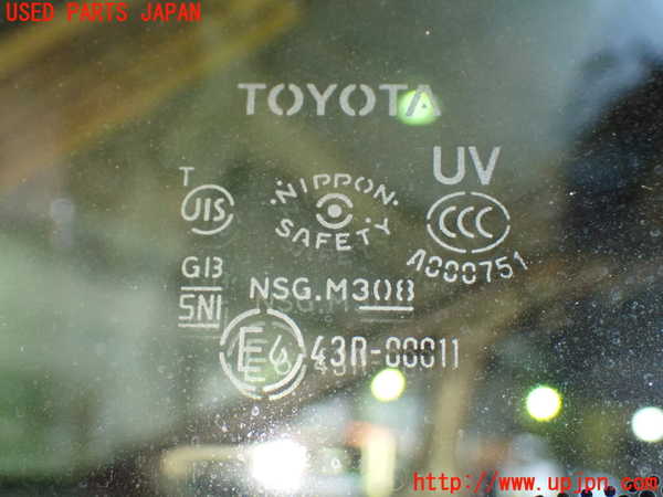 1UPJ-9236611202]アルファード(AGH30W)左フロント三角窓ガラス 中古(43R-00011 M308)_2