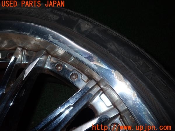 3UPJ=9236620962]ベンツ CLS350(218359 C218)前期 Weds KRANZE ELABORAR ウェッズ ホイール 19×10J +44 PCD112 5穴 2本 難あり 中古_2