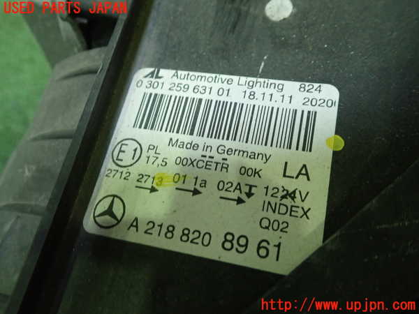 1UPJ-9236621132]ベンツ CLS350 C218(218359)左ヘッドライト LED 中古_3